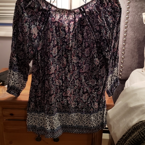 Boho Chic Peasant Top - Picture 6 of 8